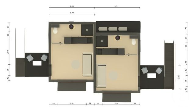 immeuble à vendre - 68.0 m2 - COULOUNIEIX CHAMIERS - 24 - AQUITAINE - Century 21 Mazaudon Immobilier
