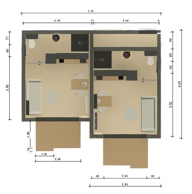 immeuble à vendre - 68.0 m2 - COULOUNIEIX CHAMIERS - 24 - AQUITAINE - Century 21 Mazaudon Immobilier