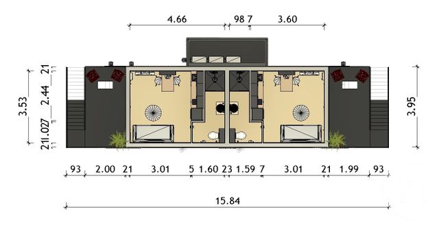 immeuble à vendre - 68.0 m2 - COULOUNIEIX CHAMIERS - 24 - AQUITAINE - Century 21 Mazaudon Immobilier